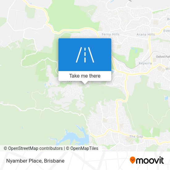 Nyamber Place map