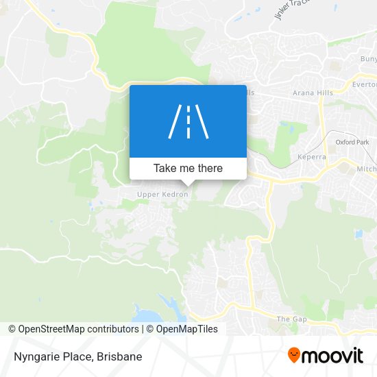 Nyngarie Place map