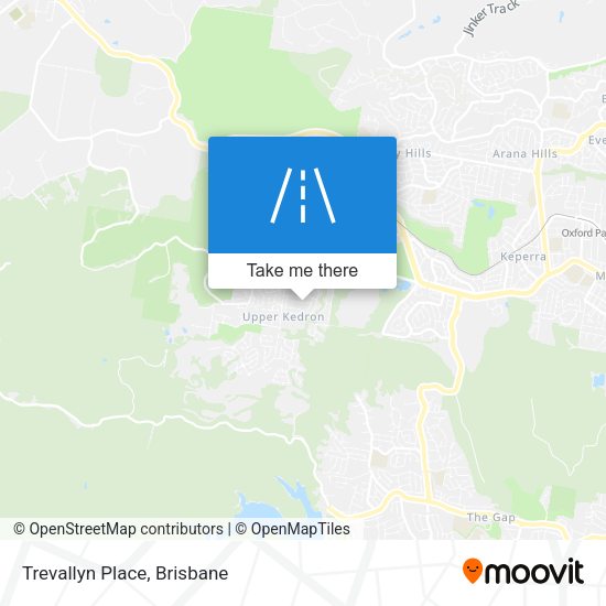 Trevallyn Place map