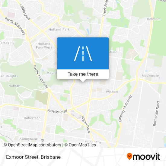 Exmoor Street map
