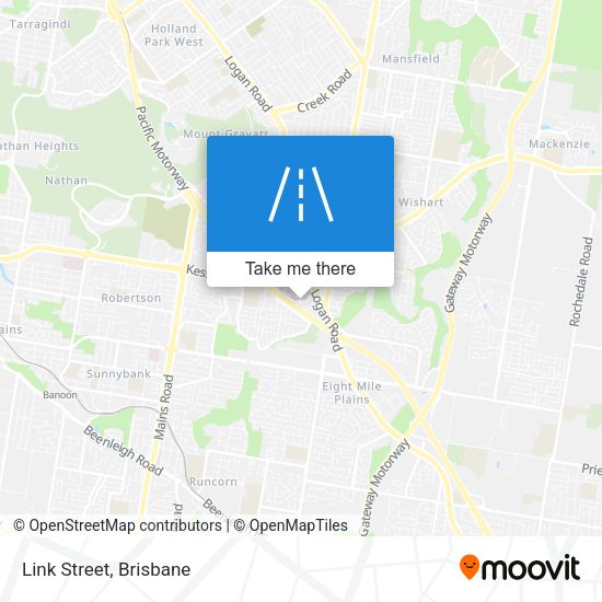 Link Street map