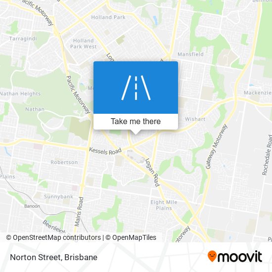 Norton Street map