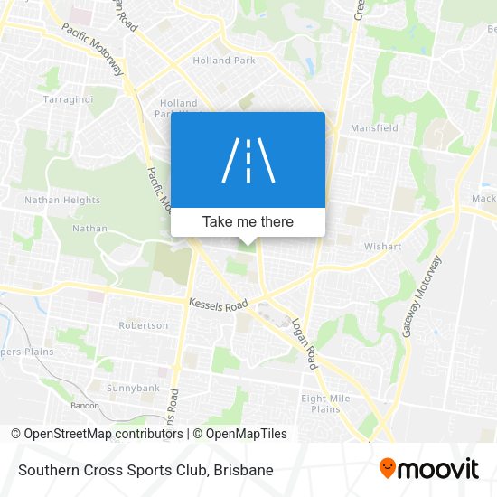 Southern Cross Sports Club map