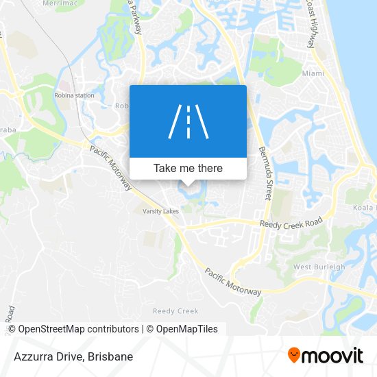 Azzurra Drive map