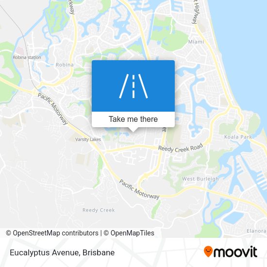 Eucalyptus Avenue map