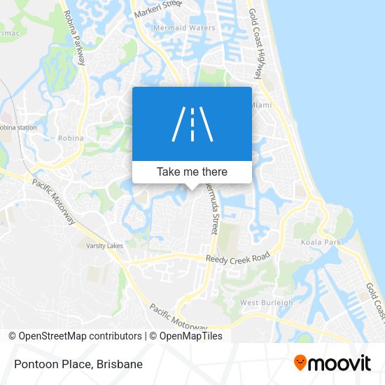 Pontoon Place map