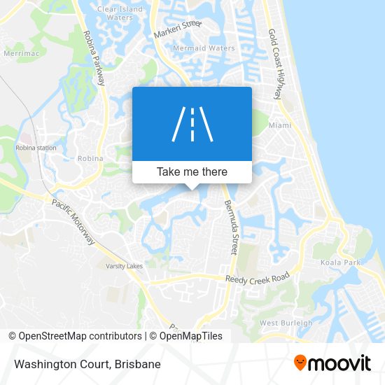 Washington Court map