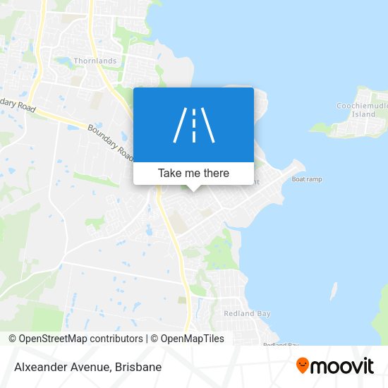 Alxeander Avenue map