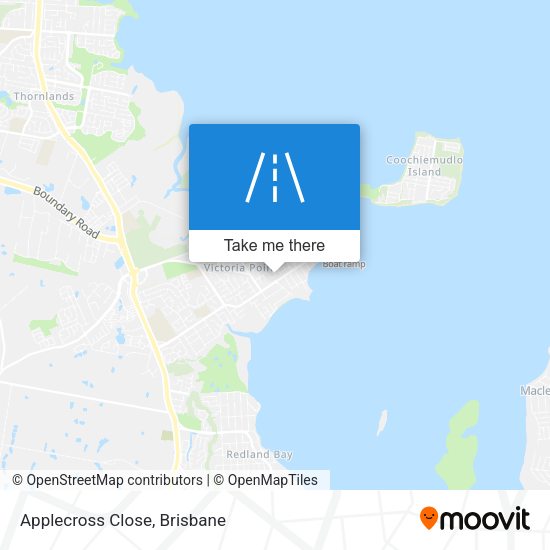 Applecross Close map