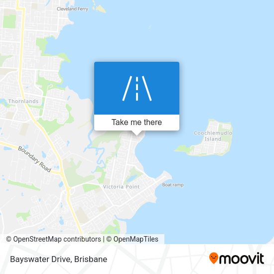 Bayswater Drive map