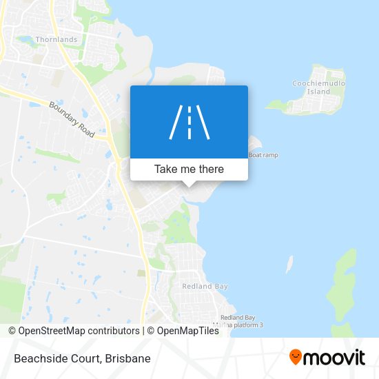 Beachside Court map