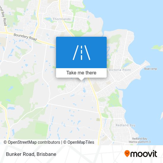 Bunker Road map