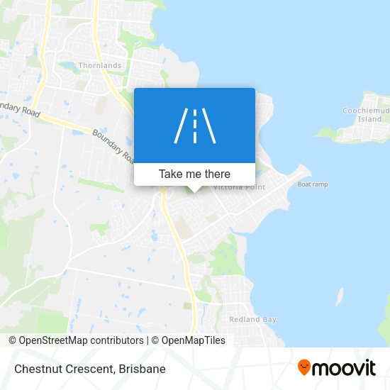 Chestnut Crescent map