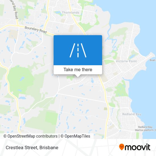 Crestlea Street map