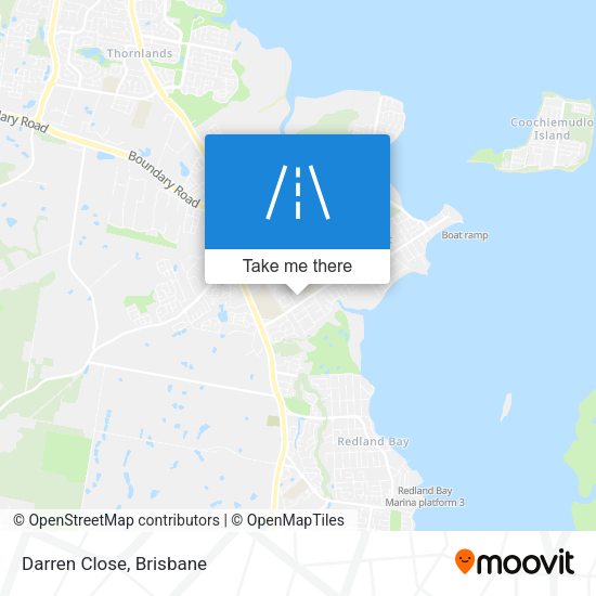 Darren Close map
