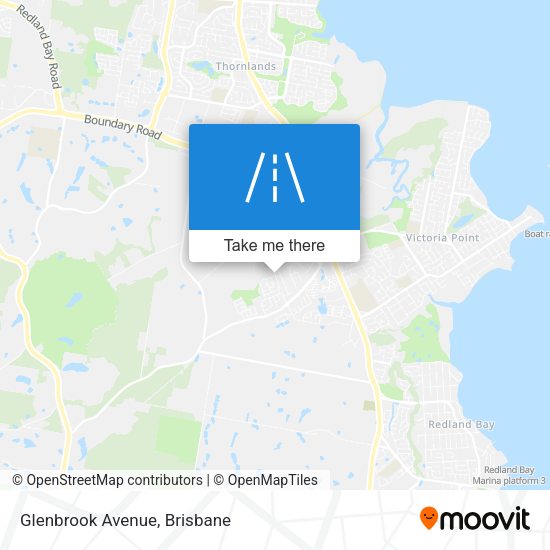 Glenbrook Avenue map