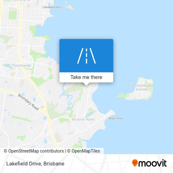 Lakefield Drive map