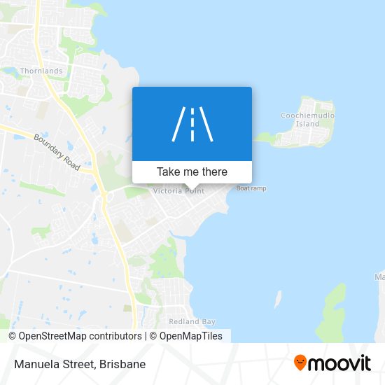 Manuela Street map