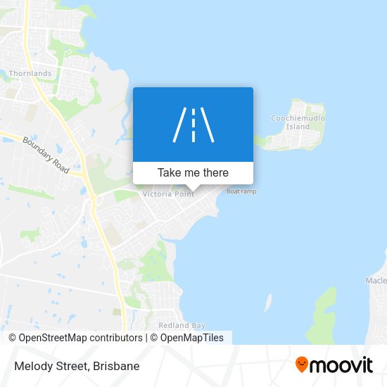 Melody Street map