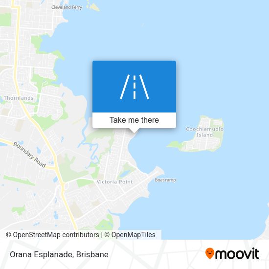 Orana Esplanade map