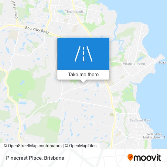 Pinecrest Place map
