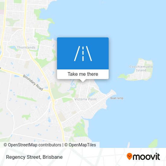 Regency Street map