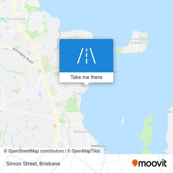 Simon Street map