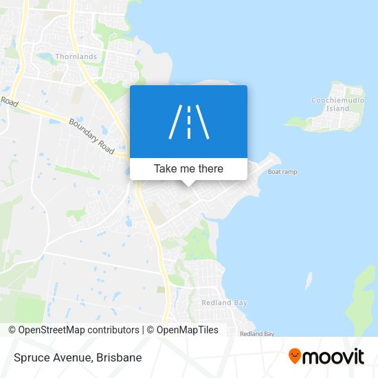 Spruce Avenue map