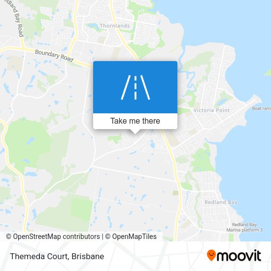 Themeda Court map