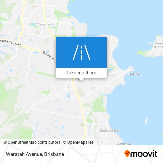 Waratah Avenue map