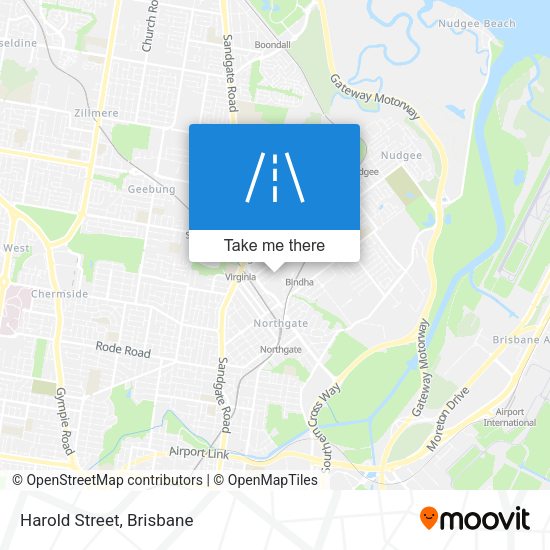 Harold Street map