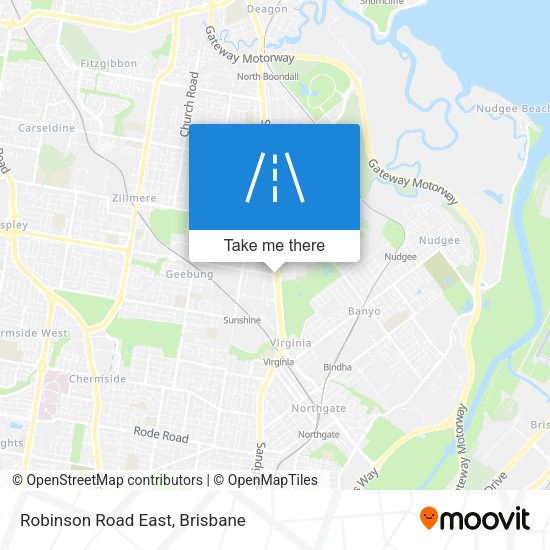 Robinson Road East map