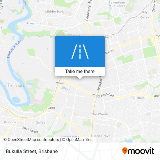 Bukulla Street map