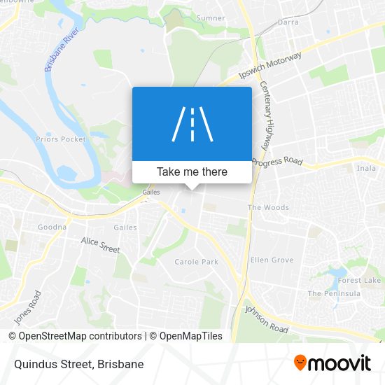 Quindus Street map