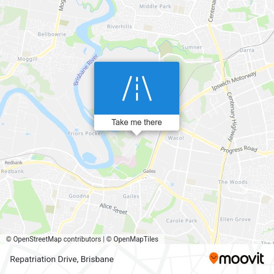 Repatriation Drive map