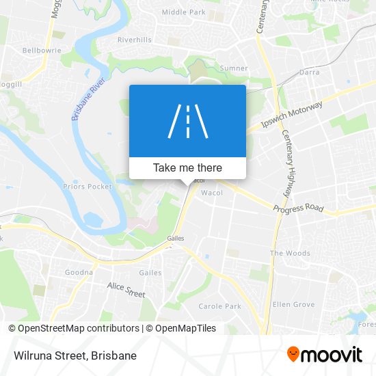 Wilruna Street map