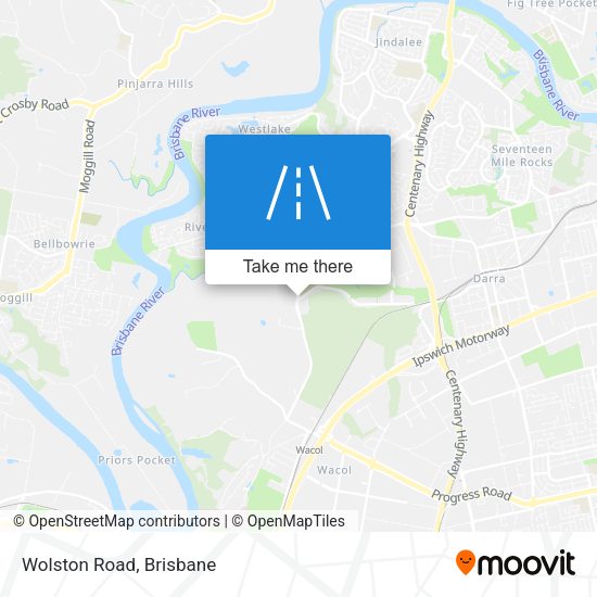 Wolston Road map