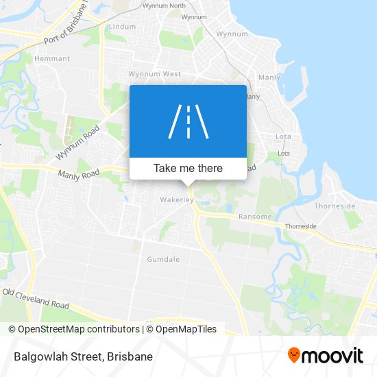 Balgowlah Street map