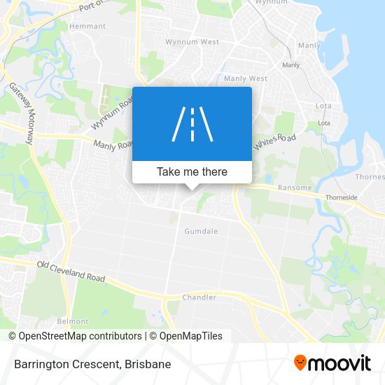 Barrington Crescent map
