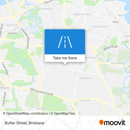 Butler Street map