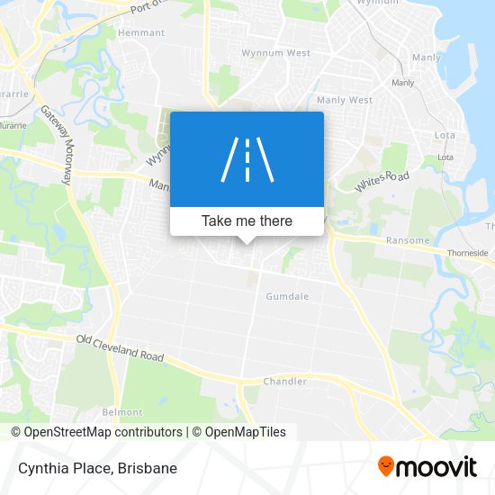 Cynthia Place map