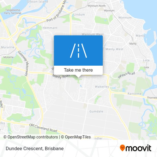 Dundee Crescent map