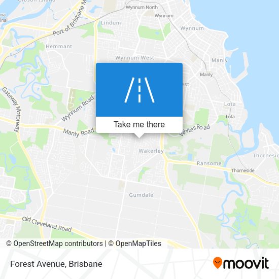 Forest Avenue map