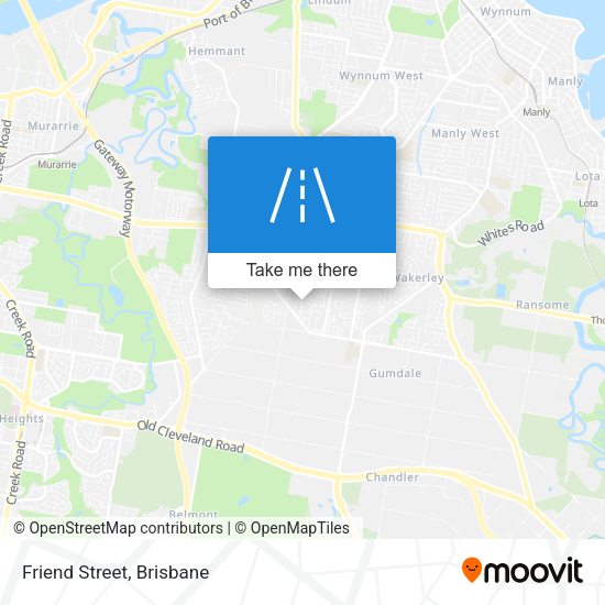 Friend Street map