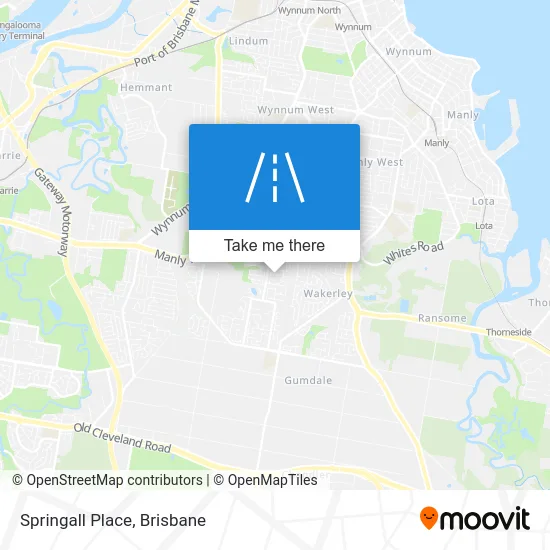 Mapa Springall Place