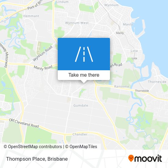 Thompson Place map