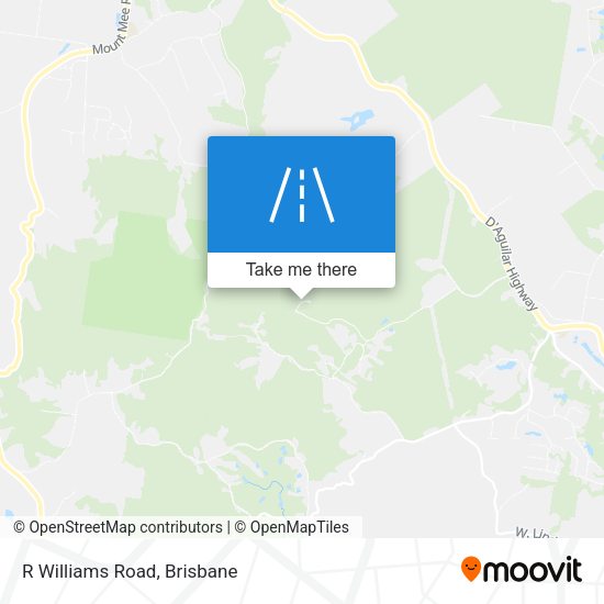 R Williams Road map