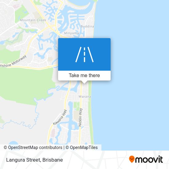 Langura Street map