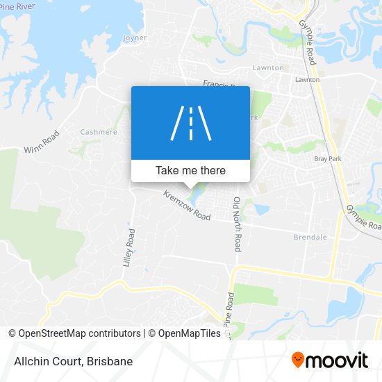 Allchin Court map