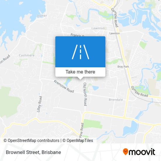 Brownell Street map